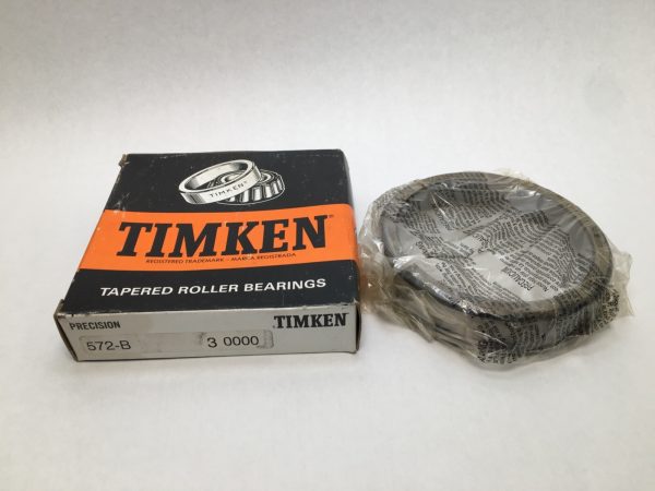 Timken 572B-3 flanged tapered roller bearing cup – image 1