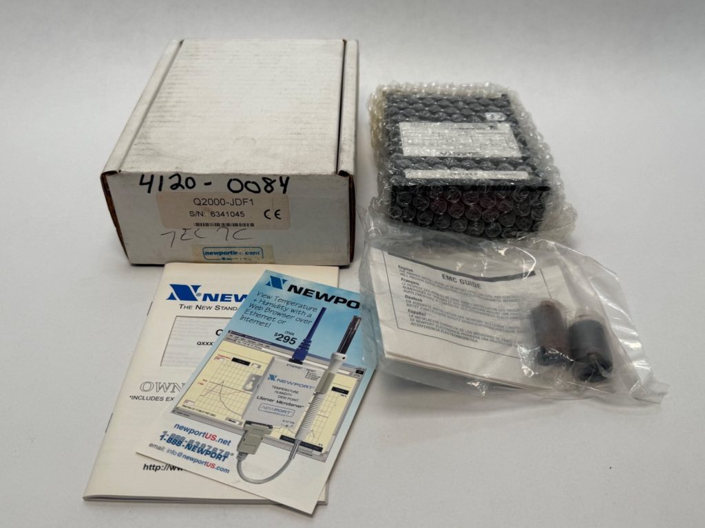 1/8 DIN Digital Panel Meter, Type J Thermocouple Temperature Indicator, Red LED, 115 VAC