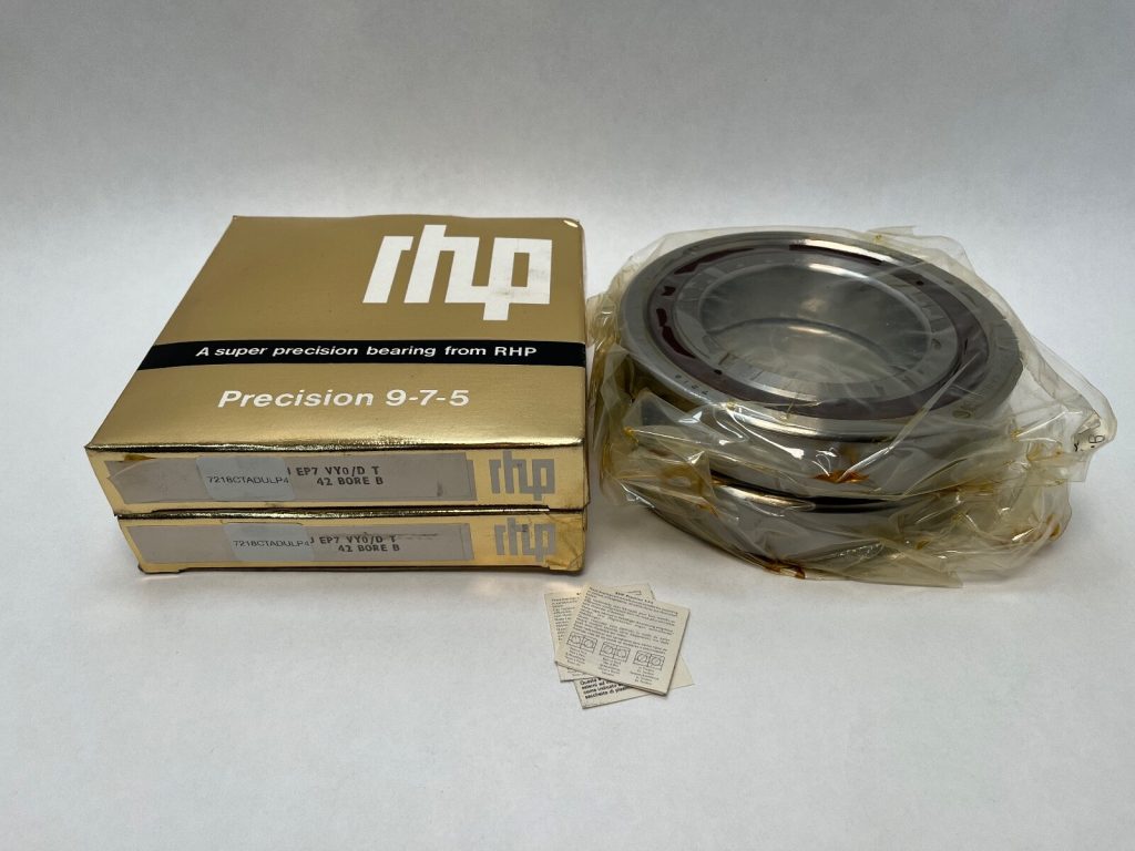 Super Precision Angular Contact Ball Bearing – 90 mm ID, 160 mm OD, 30 mm Width, Open, 15°, Light Preload, ABEC 7, Matched Pair