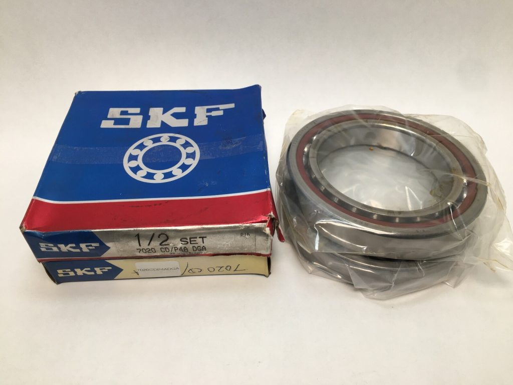 Angular Contact Ball Bearing — Super-Precision, 100 mm ID, 150 mm OD, 24 mm Width, 15° Contact Angle, Extra Light Preload, P4A, Matched Pair