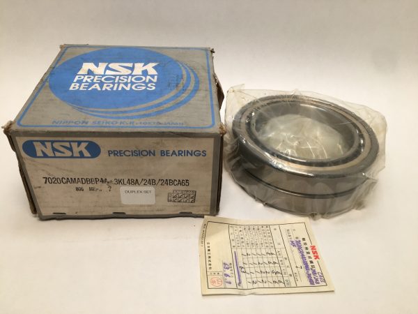 NSK 7020CAMADBBP4A angular contact ball bearing – image 1