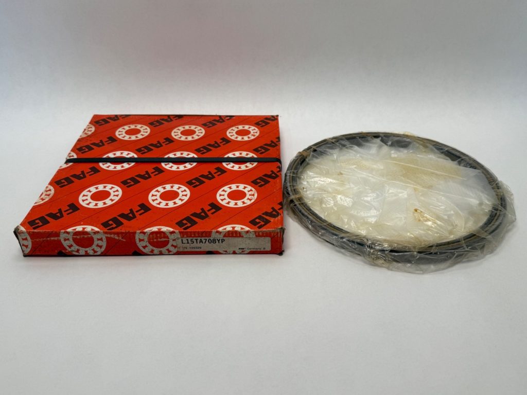 Thin Section Angular Contact Ball Bearing, 7.500 x 8.500 x 1/2 in, Square 1/2 x 1/2 in Section, Type A Single Row, Open, Brass Separator