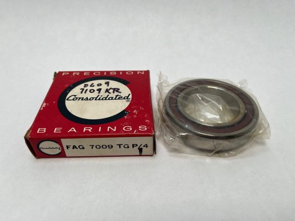 FAG 7009TGP4 angular contact spindle bearing – image 1