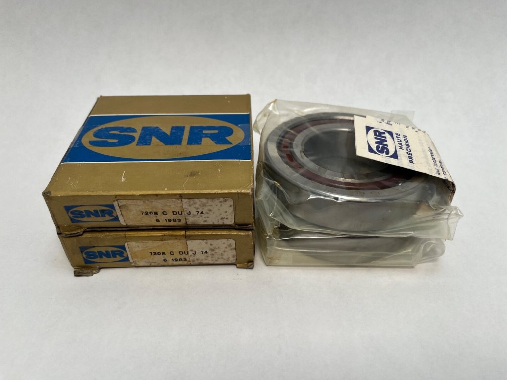 SNR 7208CDUJ74 angular contact ball bearing pair – image 1