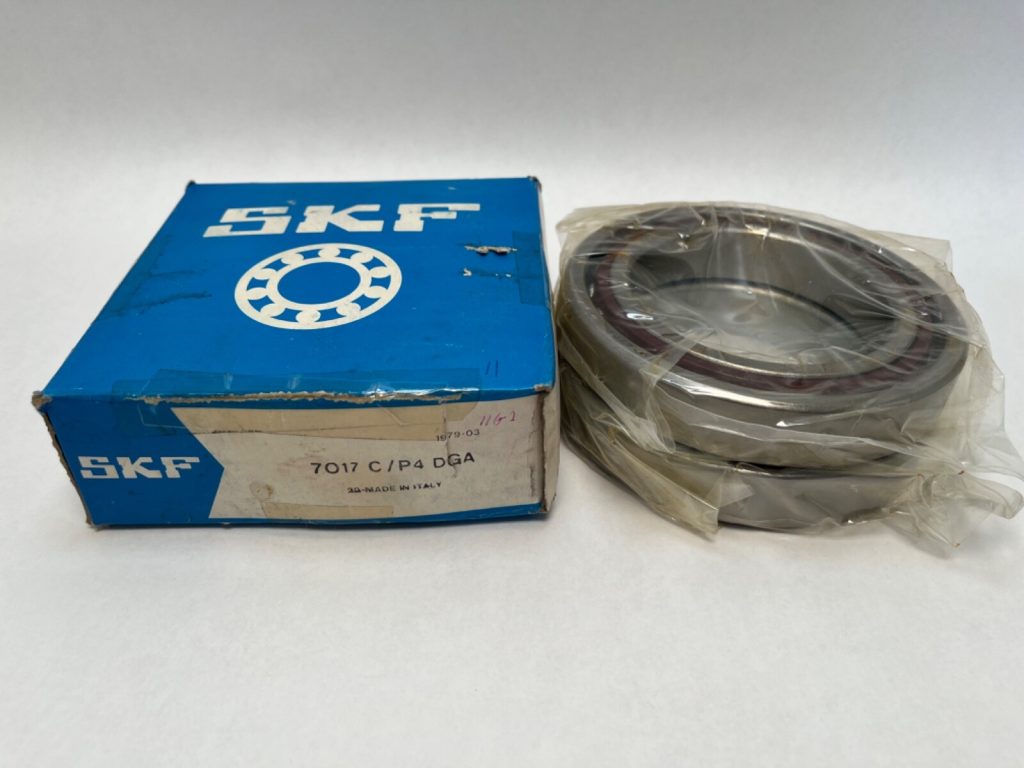 SKF 7017 C/P4DGA angular contact bearing pair – image 1