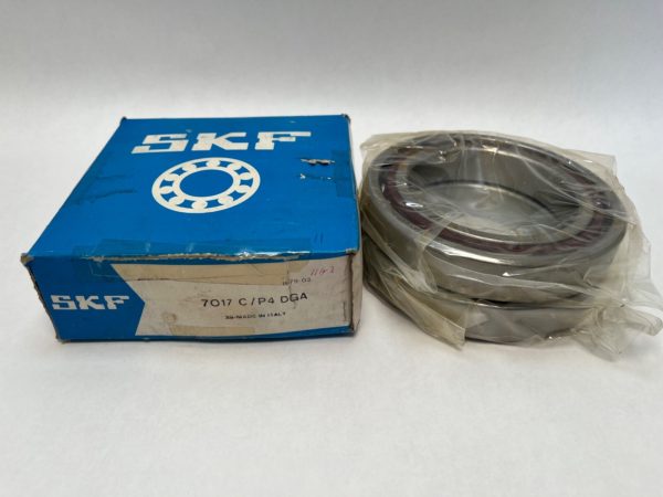 SKF 7017 C/P4DGA angular contact bearing pair – image 1