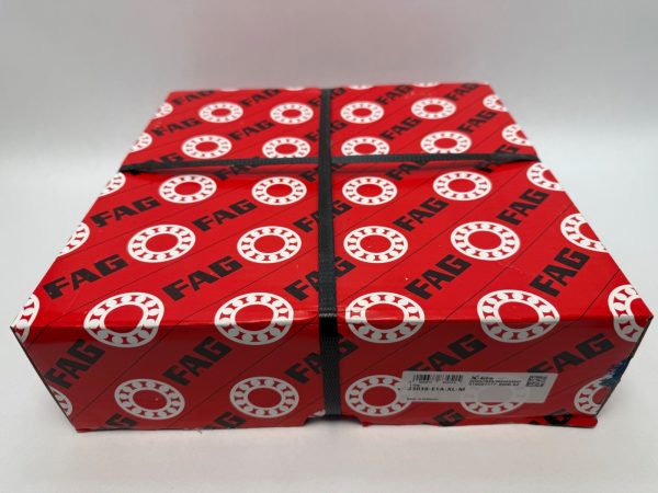 FAG 23038-E1A-XL-M spherical roller bearing in sealed red FAG branded packaging with label