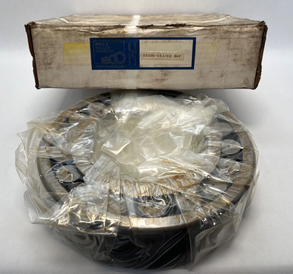 Spherical Roller Bearing — 130 mm ID, 230 mm OD, 64 mm Width, 1:12 Tapered Bore, C3 Clearance, Pressed Steel Cage
