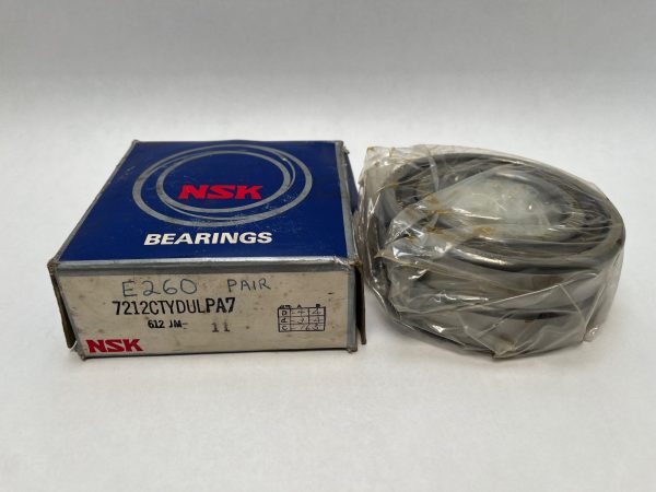 NSK 7212CTYDULPA7 angular contact bearing pair – image 1