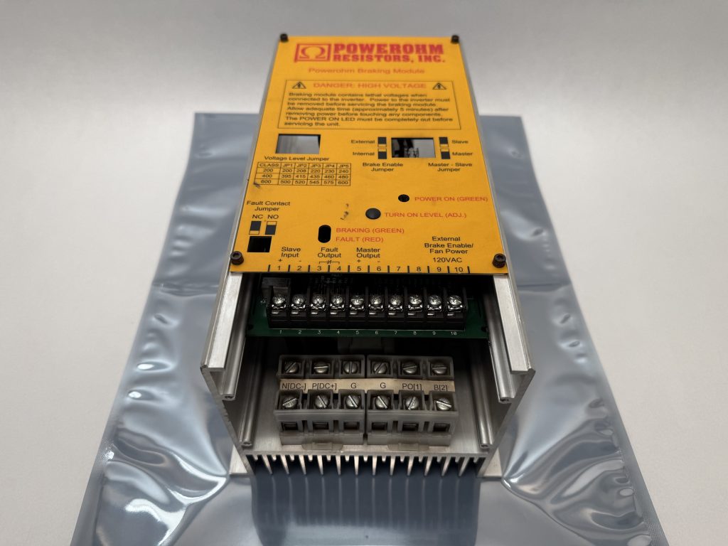 Powerohm PWB050NC Braking Module 480VAC 50A Continuous 200A Peak 775VDC
