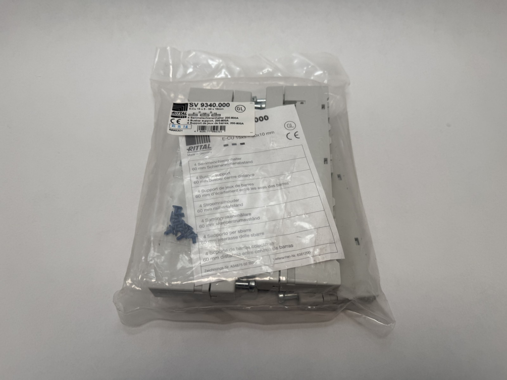 Rittal SV 9340.000 Busbar Support 3 Pole 60mm 200-800A 9340000 Pack Of 4