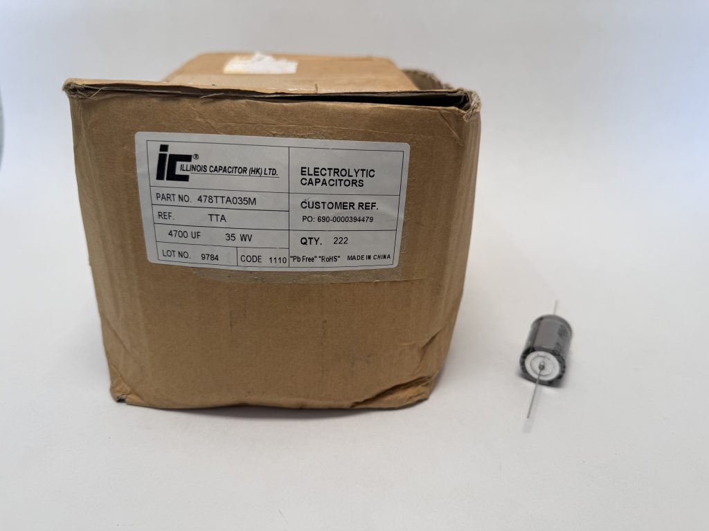 Illinois Capacitor 478TTA035M 4700uF 35V Axial Electrolytic Capacitor Lot of 222