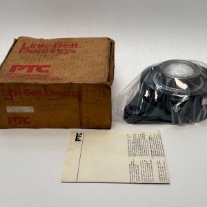 Two-Bolt Flange Ball Bearing — 2-3/16 in Bore, Cast Iron Housing