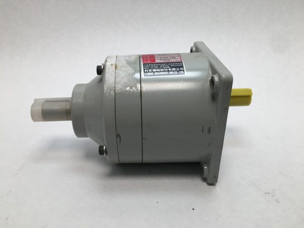 Liming ATG SVD09 gear reducer with square mounting flange and shaft protectors on both input and output shafts