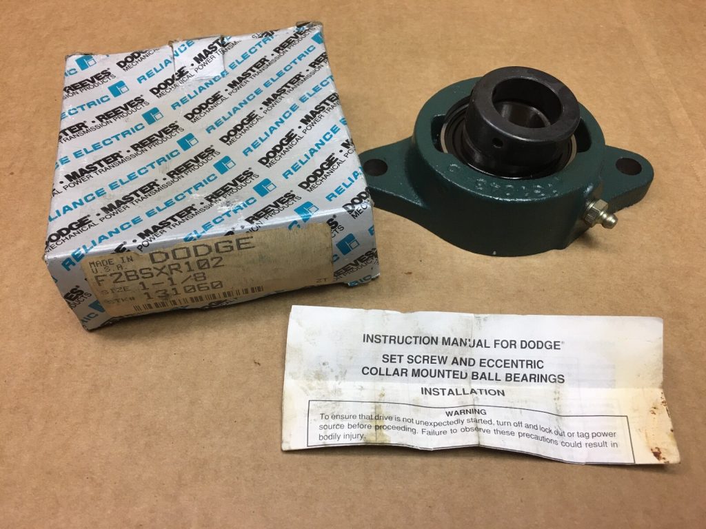 Dodge F2B-SXR-102 flange mounted ball bearing unit – image 1