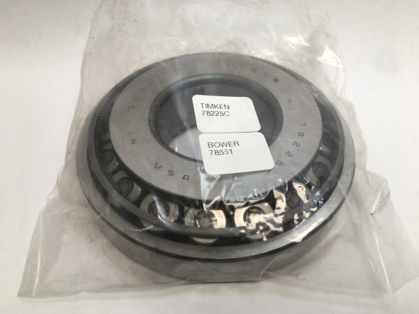 Timken 78225C/78551 tapered roller bearing cone and cup – image 1