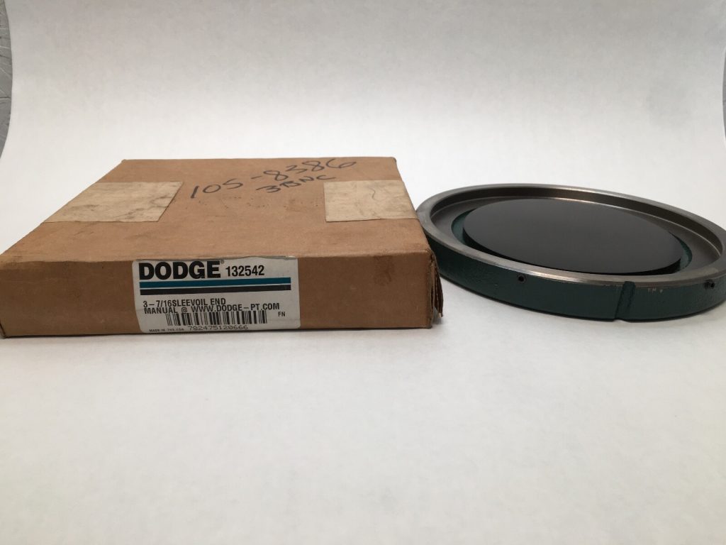 Sleevoil Bearing Housing End Cap Kit, 3-7/16 in Shaft Size — Housing Accessory, No Bearing Included