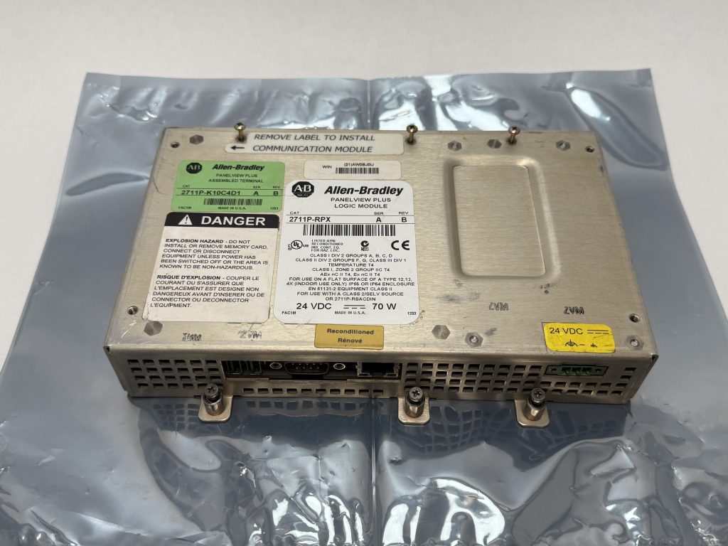 Allen-Bradley 2711P-RPX Ser A PanelView Plus Logic Module 24VDC 70W 2711PRPX