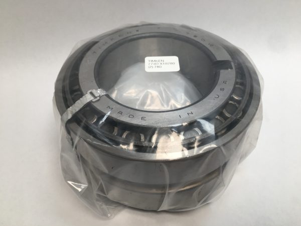 Timken 780/774D/X1S two-row TDO tapered roller bearing assembly, shrink-wrapped with label