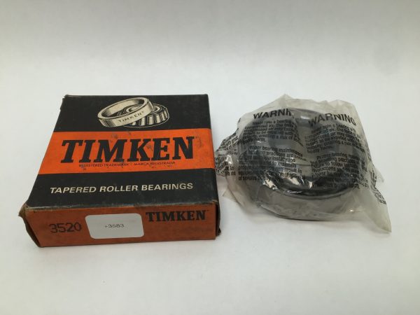 Timken 3583/3520 tapered roller bearing cone and cup – image 1