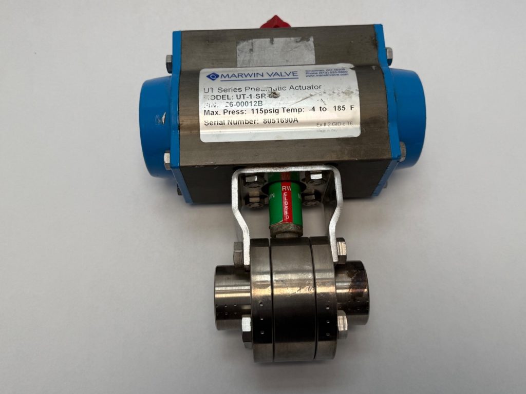 Spring Return Pneumatic Valve Actuator — UT Series Size 1, NAMUR Ports, 116 psi Max