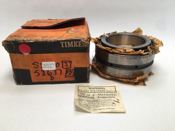 Timken 52400-3/52637D-3 tapered roller bearing – image 1