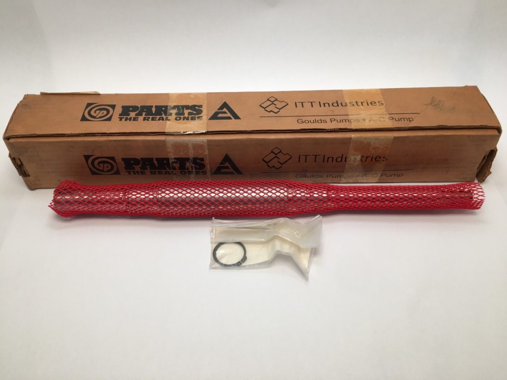 Pump Shaft Assembly with Snap Ring — Goulds 3196 ST Frame
