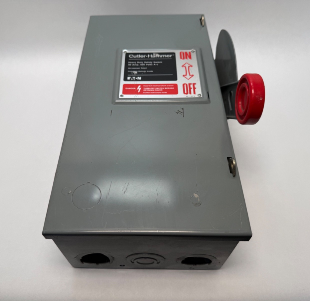 Eaton DH362NGK Heavy-Duty Fusible Safety Switch 60A 3-Pole 600V NEMA 1 with