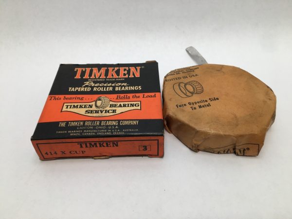 Timken 414X-3 tapered roller bearing cup – image 1