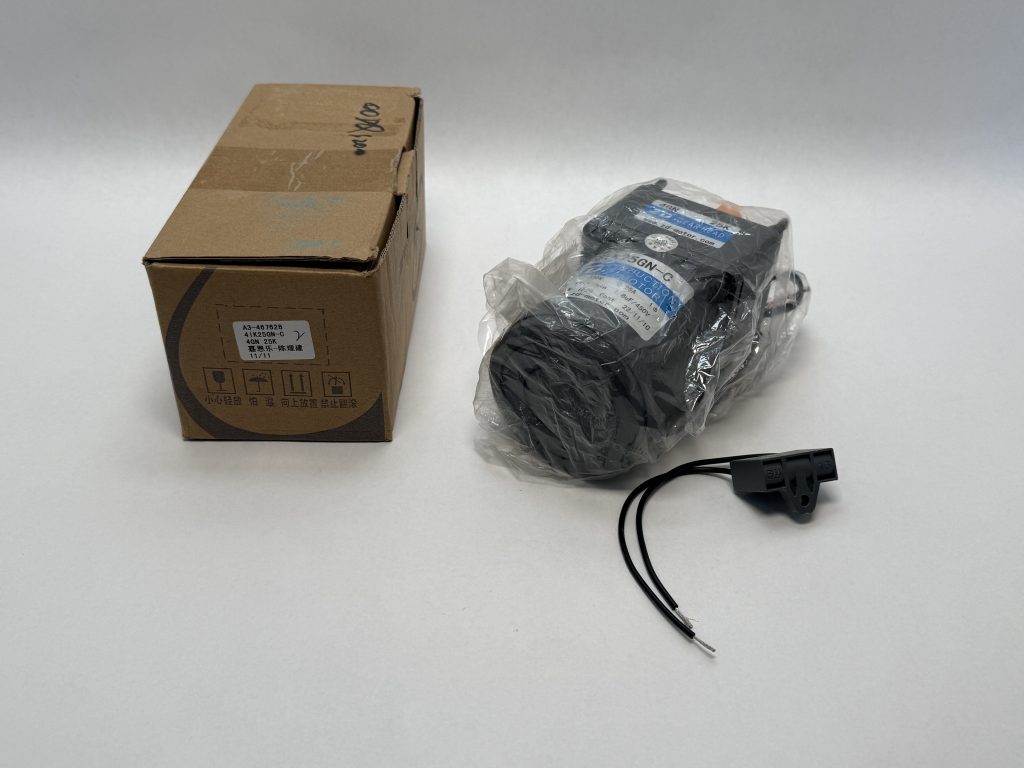 ZD 4IK25GN-C 25W 220V Induction Motor 4GN25K 25:1 Gear Head w/ Capacitor